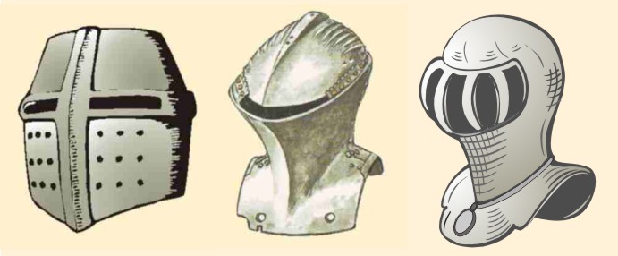 heraldische Helme